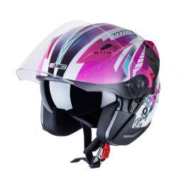 Kask motocyklowy otwarty z blendą W-TEC YM-627