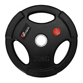 Gumowane obciążenie olimpijskie Platinum Fitness 20 kg