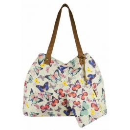 A4 Torebka Damska Worek + Kosmetyczka Butterfly New CB172