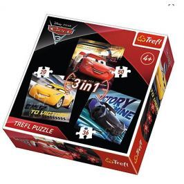 PUZZLE AUTA CARS 3 3w1 20,36,50 ELEMENTÓW