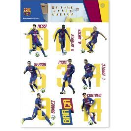 Naklejka ścienna zdejmowalna FC Barcelona – 2 arkusze