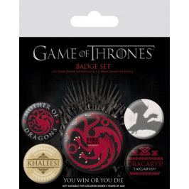 Przypinki pakiet Gra o tron (Fire and Blood)