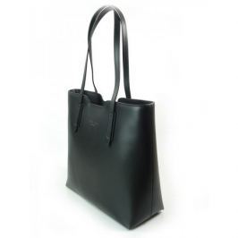 DUŻA TORBA NA RAMIĘ VERA PELLE XXL SHOPPER BAG WŁOSKA SKÓRA CZARNA SB633N