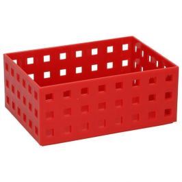 Organizer / Wkład do szuflady uniwersalny plastikowy CONFETTI CZERWONY 15,5 x 11 cm