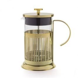 French press / Zaparzacz do kawy tłokowy szklany LEOPOLD ZŁOTA 0,8 l