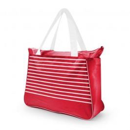 Torba na zakupy poliestrowa STRIPES CZERWONA