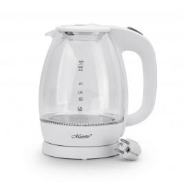 Czajnik elektryczny bezprzewodowy szklany MAESTRO KETTLE BIAŁY 2,5 l