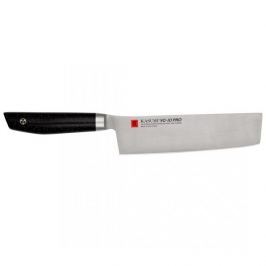 Nóż japoński nakiri do warzyw i owoców ze stali węglowej KASUMI SUPER 17 cm