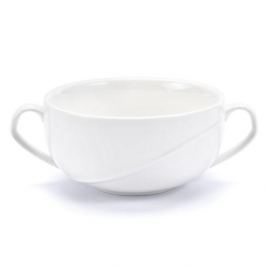 Bulionówka porcelanowa FLORINA OSLO BIAŁA 400 ml