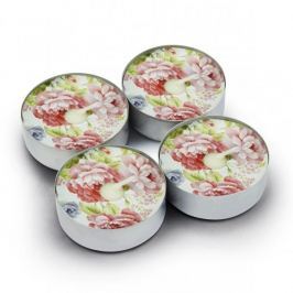 Świeczki tealight woskowe PAW JULIETTA DUŻE BIAŁE 4 szt.