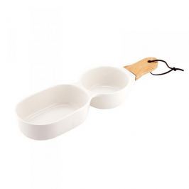 Miseczka do dipów i na przekąski porcelanowa LADELLE SERVE STICKS BIAŁA