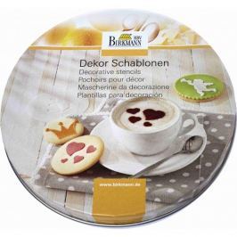 Szablony do dekoracji ciastek i kawy BIRKMANN FOREVER 6 szt.