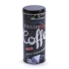 Puszka na kawę metalowa AMSTERDAM COFFEE CZARNA 0,75 l