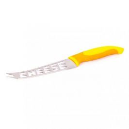 Nóż do sera ze stali nierdzewnej CHEESE ŻÓŁTY 13 cm
