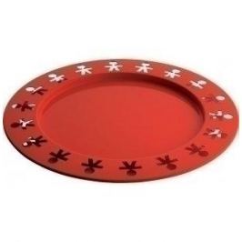 Taca metalowa A DI ALESSI GIROTONDO POMARAŃCZOWA 40 cm