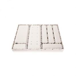 Organizer / Wkład do szuflady na sztućce plastikowy TESCOMA FLEXISPACE KREMOWY 37 x 22,2 cm