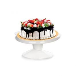 Patera obrotowa do dekoracji ciast plastikowa TESCOMA DELICIA BIAŁA 29 cm - stojak na tort