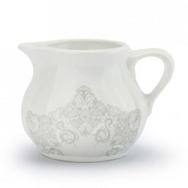 Mlecznik / Dzbanek do mleka ceramiczny FLORINA BONA BIAŁY 240 ml