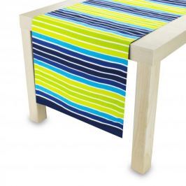 Bieżnik na stół bawełniany PASECZKI WIELOKOLOROWY 40 x 140 cm