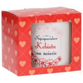 Kubek porcelanowy boss z napisem NAJWSPANIALSZA KOBIETA 350 ml