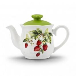 Dzbanek do herbaty i kawy ceramiczny FLORINA GARDEN BIAŁY 0,3 l