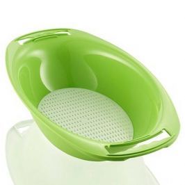 Cedzak / Durszlak plastikowy BORNER POWER LINE ZIELONY 39 cm x 33,8 cm
