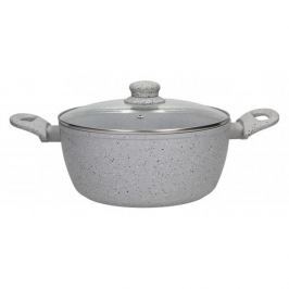 Garnek aluminiowy z pokrywką KONIGHOFFER MARBLE GRAY STONE SZARY 3,2 l