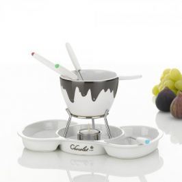 Zestaw do fondue ceramiczny KELA BLOB BIAŁY