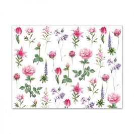 Maty stołowe / Podkładki na stół papierowe PAW BONS OF GARDEN BIAŁE 40 x 29 cm 24 szt.