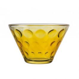 Miska / Salaterka szklana LEONARDO OPTIC ŻÓŁTA 0,4 l