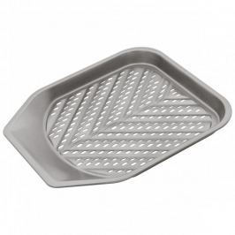 Blacha do frytek metalowa JUDGE CHIP TRAY SZARA 28 x 28 cm