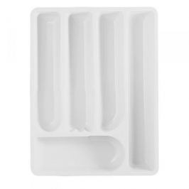 Organizer / Wkład do szuflady na sztućce plastikowy GUZZINI KITCHEN BIAŁY 39,5 x 30 cm