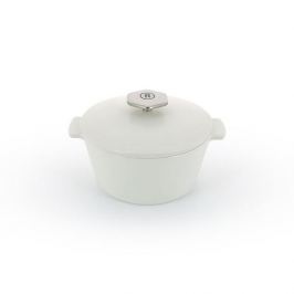 Brytfanna porcelanowa z pokrywką REVOL MA REVOLUTION BIAŁA 3,5 l