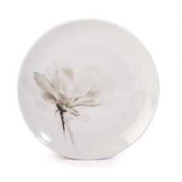Talerz deserowy porcelanowy LUBIANA MAGNOLIA BIAŁY 16,5 cm