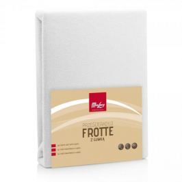 Prześcieradło z gumką frotte MISS LUCY ABI BIAŁE 200 x 220 cm