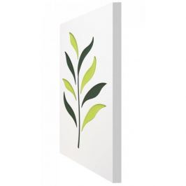 Panel dekoracyjny drewniany na ścianę VIALLI DESIGN C-TRU ZIELONY LIŚCIE 50 x 30 cm
