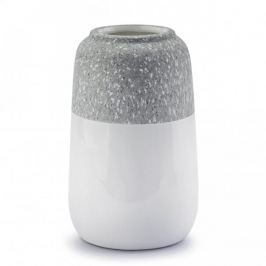 Wazon na kwiaty porcelanowy VEMI STYLE BIAŁY 19,7 cm