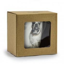 Kubek ceramiczny DUO BULDOG BIAŁY 350 ml