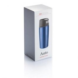 Kubek termiczny plastikowy z podwójną ścianką XDDESIGN XD MODO AUTO NIEBIESKI 400 ml