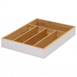 Organizer / Wkład do szuflady na sztućce drewniany WOOD MIX KOLORÓW 35 x 26 cm