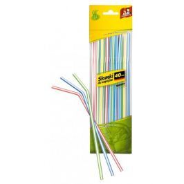 Słomki do napojów i drinków plastikowe JAN NIEZBĘDNY 40 szt.