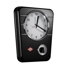Zegar ścienny ze stali nierdzewnej WESCO TIMER CZARNY 30,5 x 24,5 cm