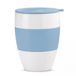 Kubek plastikowy z pokrywką KOZIOL AROMA TO GO BŁĘKITNY 400 ml