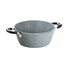 Garnek aluminiowy BIALETTI DONATELLO PETRAVERA NISKI SZARY
