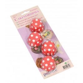 Papilotki / Foremki do muffinek papierowe PATISSE RED DOTS 200 szt.
