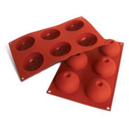 Forma do pieczenia 6 muffinek i babeczek silikonowa SILIKOMART SEMISFERE