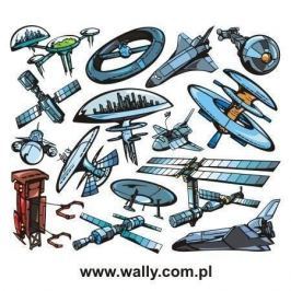 zestaw naklejek kosmos 1000