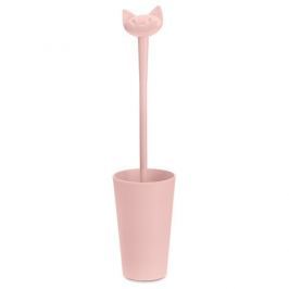 Szczotka do WC Koziol MIAOU pastelowy róż KZ-5017638